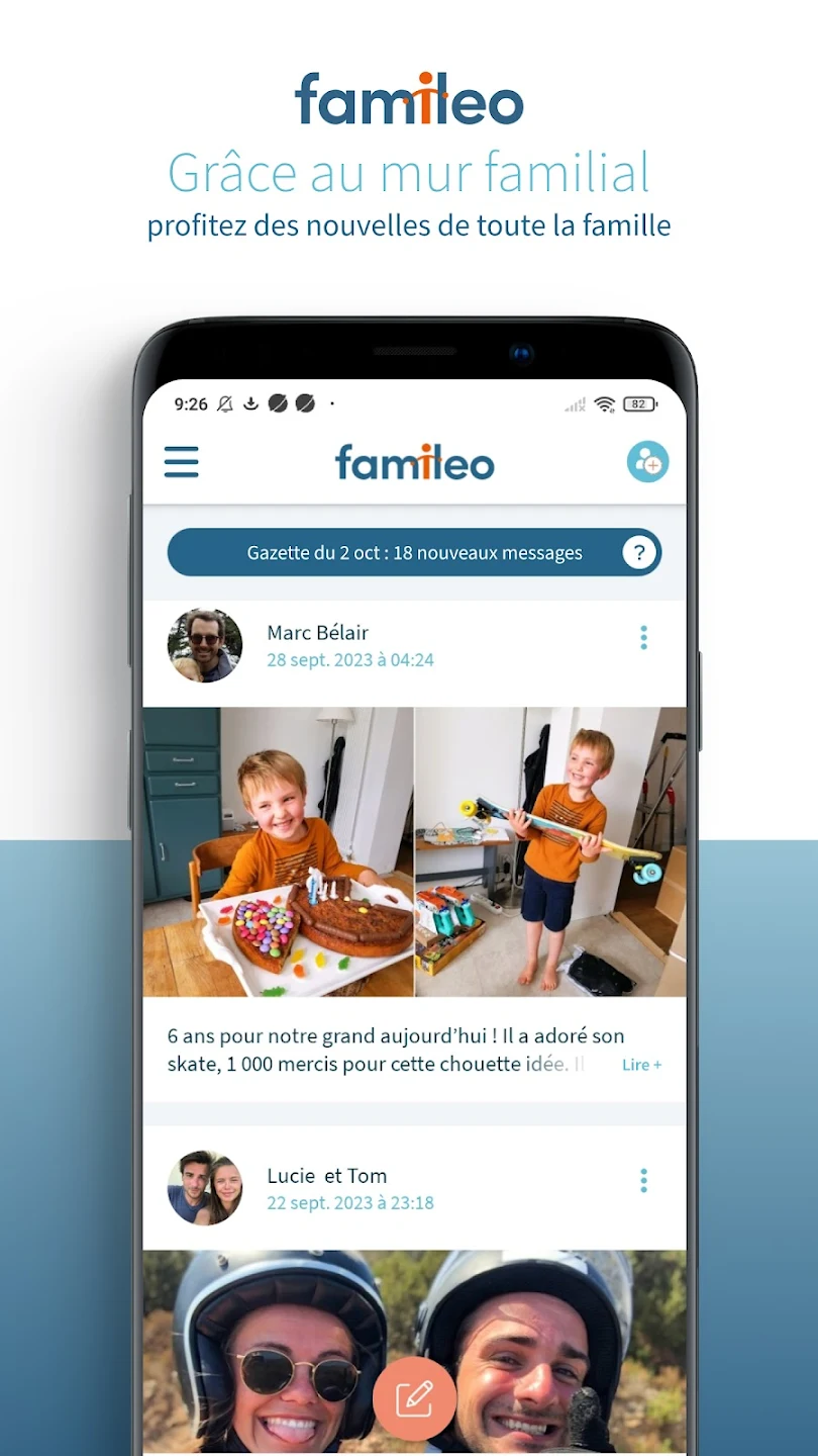 réseau social familial